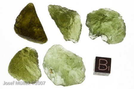 Moldavite,museum quality, lot of 5 pcs.total mass:23,62g
