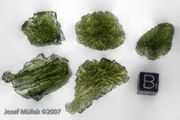 Sale:Moldavite, fine quality, 25,2g complete lot: 5 pcs