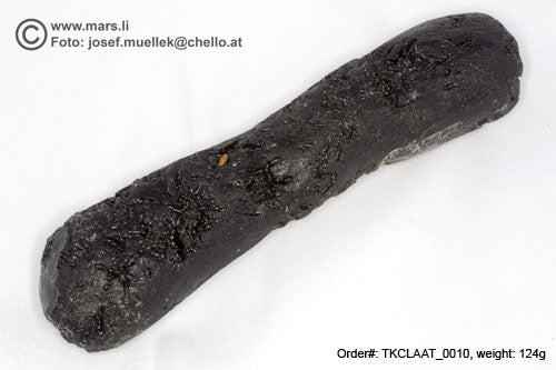 cosmic droplet – Huge 124 gram  Tektite - Dumbbell AA-quality