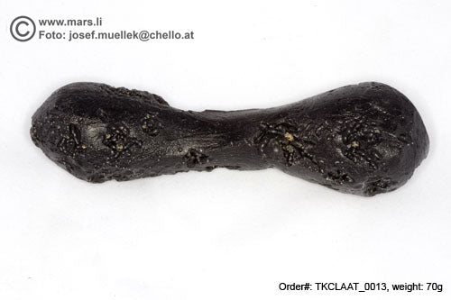 cosmic droplet - Huge 70 gram  Tektite - Dumbbell AA-quality