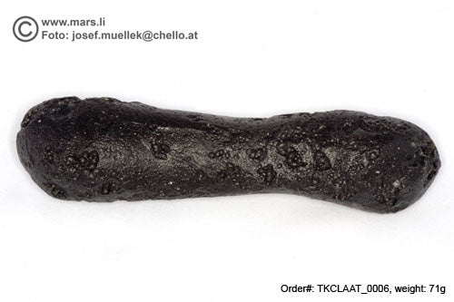 Sale:cosmic droplet – 71 gram  Tektite - Dumbbell AA-quality