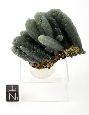 Seriphos Prase – Authentic Greek Green Quartz Treasures w.Legendary Hedenbergite Glow s
